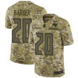 Nike Buccaneers #20 Ronde Barber Camo Men's Stitched Nfl Limited 2018 Salute To Service Jersey Nfl