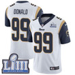 Youth Los Angeles Rams #99 Aaron Donald White Nike Nfl Road Vapor Untouchable Super Bowl Liii Bound Limited Jersey Nfl