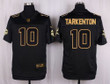 Nike Vikings #10 Fran Tarkenton Black Men's Stitched Nfl Elite Pro Line Gold Collection Jersey Nfl