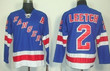 New York Rangers #2 Brian Leetch Light Blue Throwback Ccm Jersey Nhl