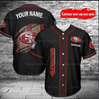 San Francisco 49Ers Baseball Shirt - Baseball Jersey Lf