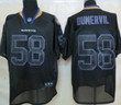 Nike Baltimore Ravens #58 Elvis Dumervil Lights Out Black Elite Jersey Nfl