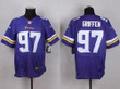 Men's Minnesota Vikings #97 Everson Griffen 2013 Nike Purple Elite Jersey Nfl