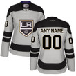 Personalize Jersey Women's Los Angeles Kings Gray Alternate Custom Stitched Nhl Reebok Hockey Jersey Nhl