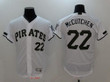 Men's Pittsburgh Pirates #22 Andrew Mccutchen White With Green Memorial Day Stitched Mlb Majestic Flex Base Jersey Mlb
