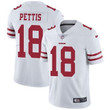 Nike 49Ers #18 Dante Pettis White Men's Stitched Nfl Vapor Untouchable Limited Jersey Nfl