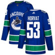 Adidas Vancouver Canucks #53 Bo Horvat Blue Home Authentic Stitched Nhl Jersey Nhl