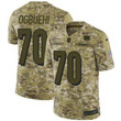 Nike Bengals #70 Cedric Ogbuehi Camo Men's Stitched Nfl Limited 2018 Salute To Service Jersey Nfl