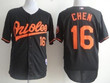 Baltimore Orioles #16 Wei-Yin Chen Black Jersey Mlb