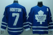 Toronto Maple Leafs #7 Tim Horton Blue Throwback Ccm Jersey Nhl