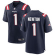 Men's New England Patriots #1 Cam Newton Navy Blue 2020 New Vapor Untouchable Stitched Nfl Nike Limited Jersey Nfl