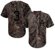 Los Angeles Dodgers #3 Chris Taylor Camo Realtree Collection Cool Base Stitched Baseball Jersey Mlb