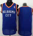 Oklahoma City Thunder Blank Blue Swingman Jersey Nba