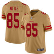 Nike 49Ers #85 George Kittle Gold Men's Stitched Nfl Limited Inverted Legend Jersey Nfl