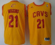 Cleveland Cavaliers #21 Andrew Wiggins Revolution 30 Swingman Yellow Jersey Nba