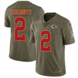 Nike Kansas City Chiefs #2 Dustin Colquitt Olive Men's Stitched Nfl Limited 2017 Salute To Service Jersey Nfl