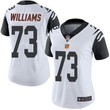 Bengals #73 Jonah Williams White Women's Stitched Football Limited Rush Jersey Nfl- Women's