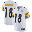 Steelers #18 Diontae Johnson White Men's Stitched Football Vapor Untouchable Limited Jersey Nfl