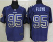 Nike Minnesota Vikings #95 Sharrif Floyd Drift Fashion Purple Elite Jersey Nfl