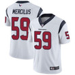 Texans #59 Whitney Mercilus White Men's Stitched Football Vapor Untouchable Limited Jersey Nfl