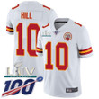 Nike Chiefs #10 Tyreek Hill White Super Bowl Liv 2020 Youth Stitched Nfl 100Th Season Vapor Untouchable Limited Jersey Nfl