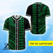Hawaii Kakau Green Polynesian Baseball Jersey | Colorful | Adult Unisex | S - 5Xl Full Size - Baseball Jersey Lf