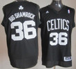 Boston Celtics #36 Big Shamrock Black Fashion Jersey Nba