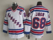 New York Rangers #68 Jaromir Jagr White Throwback Ccm Jersey Nhl