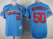 St. Louis Cardinals #50 Adam Wainwright 1982 Light Blue Pullover Jersey Mlb