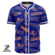 Savannah State University Tigers Blue Baseball Jersey | Colorful | Adult Unisex | S - 5Xl Full Size - Baseball Jersey Lf