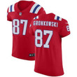 Men's Nike New England Patriots #87 Rob Gronkowski Red Alternate Stitched Nfl Vapor Untouchable Elite Jersey Nfl