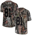 Nike 49Ers #81 Trent Taylor Camo Men's Stitched Nfl Limited Rush Realtree Jersey Nfl