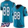 Nike Panthers #88 Greg Olsen Blue Alternate Men's Stitched Nfl 100Th Season Vapor Limited Jersey Nfl