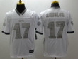 Men's Philadelphia Eagles #17 Nelson Agholor White Platinum Nfl Nike Limited Jersey Nfl