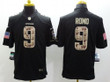 Nike Dallas Cowboys #9 Tony Romo Salute To Service Black Limited Jersey Nfl