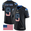Nike Detroit Lions #9 Matthew Stafford Black Men's Stitched Nfl Limited Rush Usa Flag Jersey Nfl