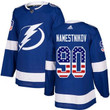 Adidas Lightning #90 Vladislav Namestnikov Blue Home Usa Flag Stitched Nhl Jersey Nhl