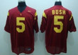 USC Trojans #5 Bush Red Jersey NCAA