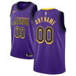 Personalize Jersey Women's Los Angeles Lakers Swingman Purple City Edition Nike Nba Customized Jersey Nba
