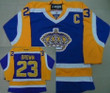 Los Angeles Kings #23 Dustin Brown Purple With Yellow Jersey Nhl