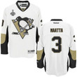 Youth Pittsburgh Penguins #3 Olli Maatta White Away 2017 Stanley Cup Nhl Finals Patch Jersey Nhl