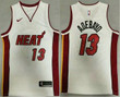Men's Miami Heat #13 Bam Adebayo White 2020 Nike Swingman Stitched Nba Jersey Nba