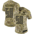 Nike Buccaneers #58 Kwon Alexander Camo Women's Stitched Nfl Limited 2018 Salute To Service Jersey Nfl- Women's