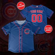 Personalize Baseball Jersey -  Chicago Cubs All Over Print Baseball Jersey  for Fans - Baseball Jersey LF