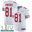 Nike 49Ers #81 Jordan Matthews White Super Bowl Liv 2020 Youth Stitched Nfl Vapor Untouchable Limited Jersey Nfl