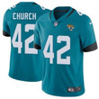 Nike Jacksonville Jaguars #42 Barry Church Teal Green Team Color Men's Stitched Nfl Vapor Untouchable Limited Jersey Nfl