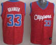 Los Angeles Clippers #33 Danny Granger Red Leopard Print Fashion Jersey Nba