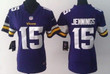 Nike Minnesota Vikings #15 Greg Jennings 2013 Purple Game Womens Jersey Nfl- Women's