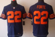 Nike Chicago Bears #22 Matt Forte Blue With Orange Elite Jersey Nfl