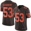Nike Browns #53 Joe Schobert Brown Men's Stitched Nfl Limited Rush Jersey Nfl